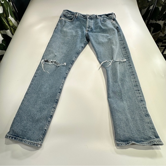 Citizens of Humanity designer jeans Emerson straight leg distressed 32 - Picture 2 of 16